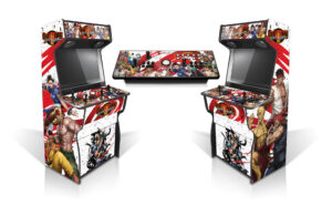 Street Fighter Third Strike Arcade Cabinet Double Mockup