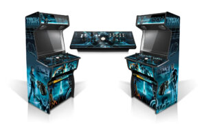 Tron Arcade Cabinet Double Mockup