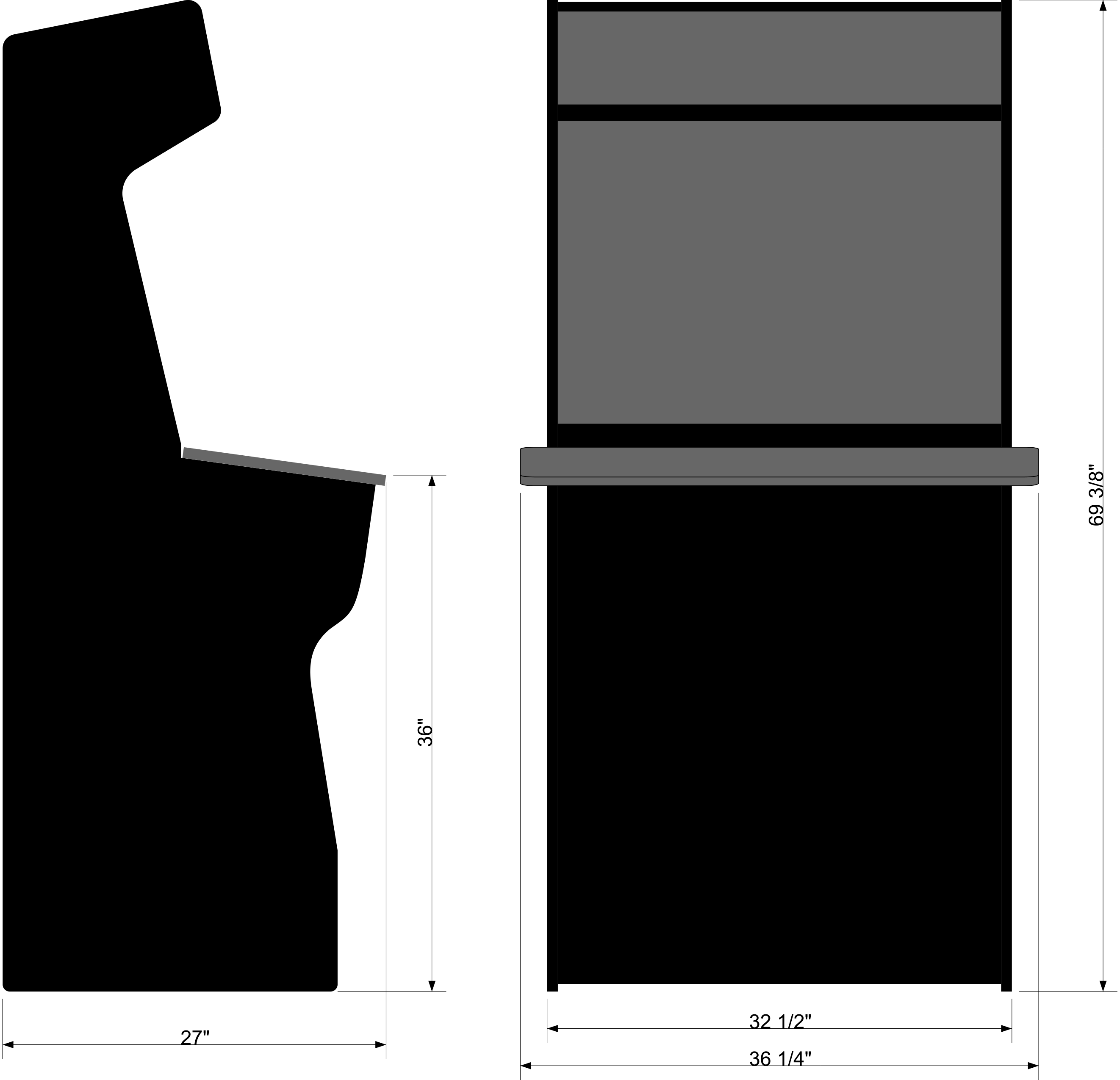 32 xtension dimensions